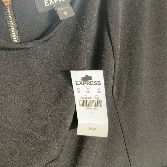 Zip back asymmetrical peplum top - Picture 4 of 6